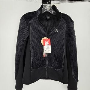 Montura ice blink FLEECE JACKET grey black size small